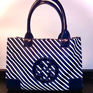 Tory Burch
Ella Mini Stripe Tote